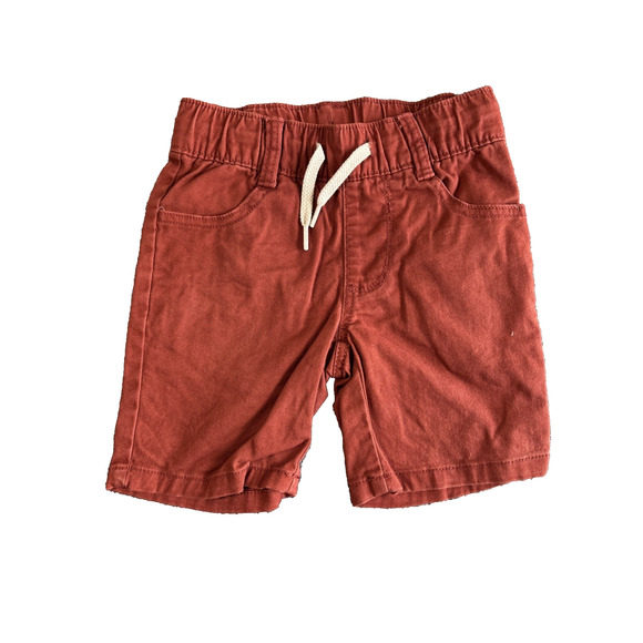 Arizona‎ Jean Company Size XXS ( 4/5 ) Rust Boys Short With Elastic Waste - Picture 1 of 7